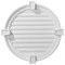 Ekena Millwork Round Gable Vent with Keystones, Non-Functional, 24"W x 24"H x 1 1/8"P GVRO24DK - alternate 1